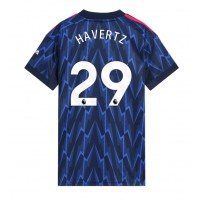 Stroje piłkarskie Arsenal Kai Havertz #29 Koszulka Wyjazdowej dla damskie 2025-26 Krótki Rękaw